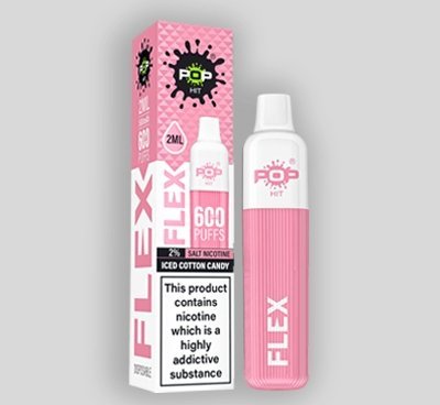 Pop Hit Flex 600 Disposable Vape Pod Pen Box of 10 - Vapeshopdistro