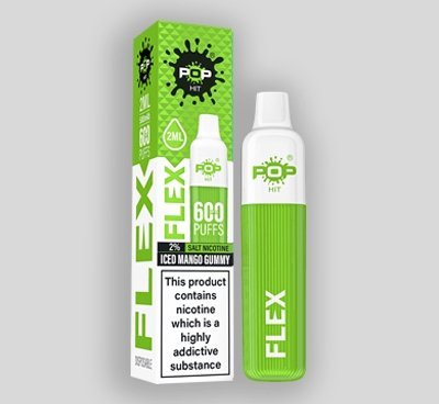 Pop Hit Flex 600 Disposable Vape Pod Pen Box of 10 - Vapeshopdistro