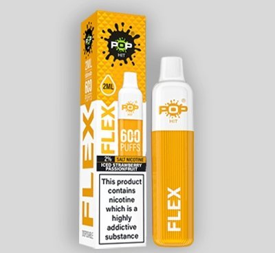 Pop Hit Flex 600 Disposable Vape Pod Pen Box of 10 - Vapeshopdistro