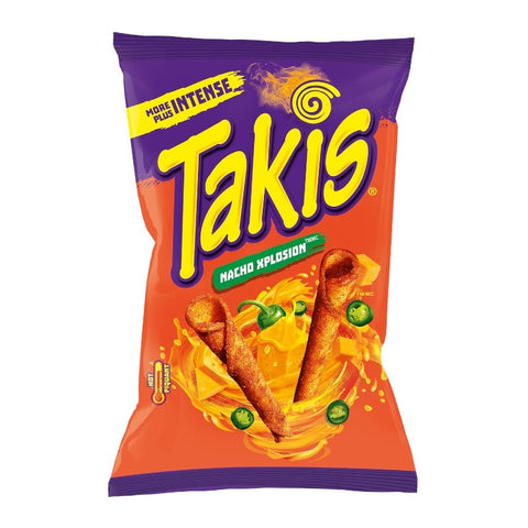 Takis Nacho Explosion Rolled Tortilla Corn Chips (90g) - Vapeshopdistro