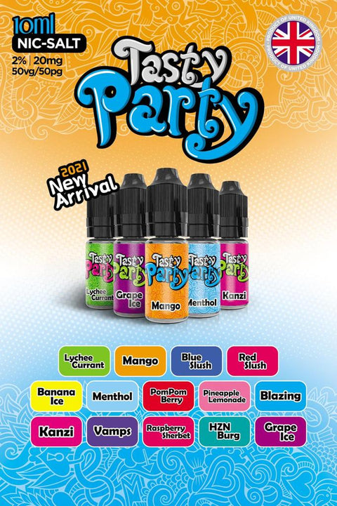 Tasty Party 10ml Nic Salt - Vapeshopdistro