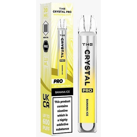 The Crystal Pro Bar 600 Disposable Vape Pod - Box of 10 - Vapeshopdistro