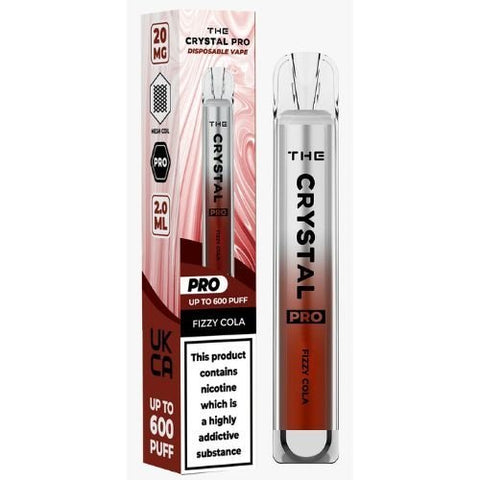 The Crystal Pro Bar 600 Disposable Vape Pod - Box of 10 - Vapeshopdistro