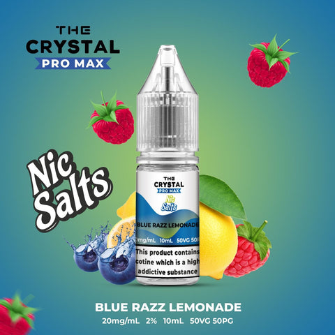 The Crystal Pro Max Vape Nic Salts 10ml - Box of 10 - Vapeshopdistro
