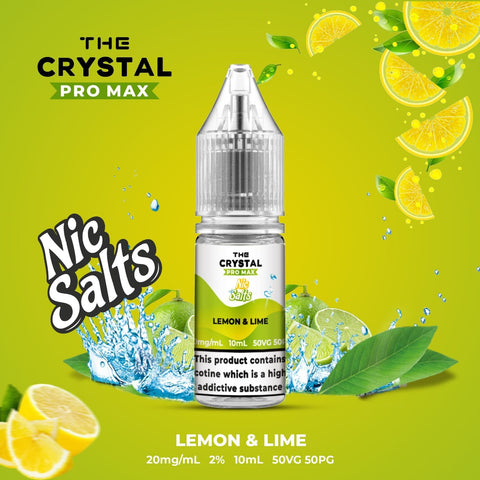 The Crystal Pro Max Vape Nic Salts 10ml - Box of 10 - Vapeshopdistro
