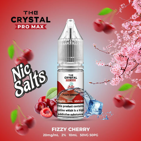 The Crystal Pro Max Vape Nic Salts 10ml - Box of 10 - Vapeshopdistro