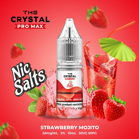 The Crystal Pro Max Vape Nic Salts 10ml - Box of 10 - Vapeshopdistro