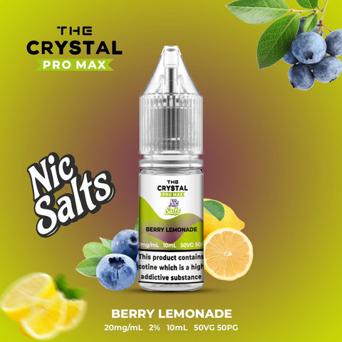The Crystal Pro Max Vape Nic Salts 10ml - Box of 10 - Vapeshopdistro