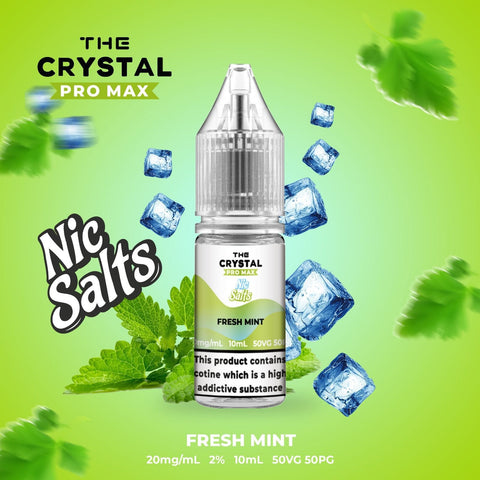 The Crystal Pro Max Vape Nic Salts 10ml - Box of 10 - Vapeshopdistro