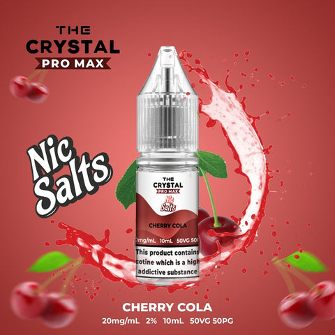The Crystal Pro Max Vape Nic Salts 10ml - Box of 10 - Vapeshopdistro