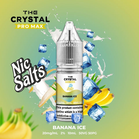 The Crystal Pro Max Vape Nic Salts 10ml - Box of 10 - Vapeshopdistro