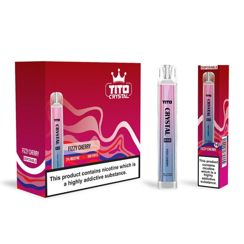 Tito Crystal 600 Disposable Vape Pod Box of 10 - Vapeshopdistro