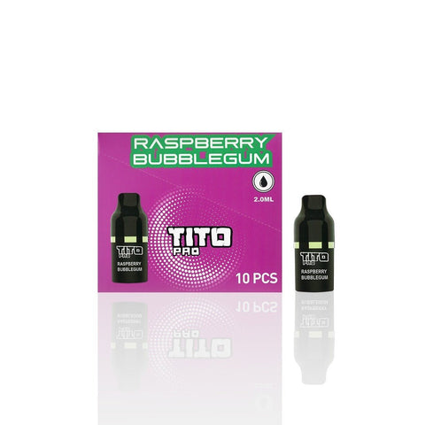 Tito Pro Replacement Disposable Vape Pods Box of 10 - Vapeshopdistro