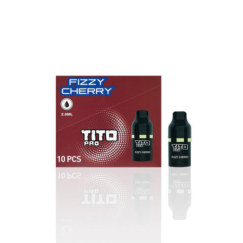 Tito Pro Replacement Disposable Vape Pods Box of 10 - Vapeshopdistro