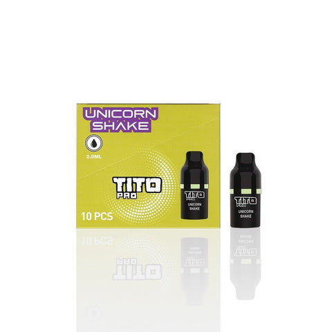 Tito Pro Replacement Disposable Vape Pods Box of 10 - Vapeshopdistro