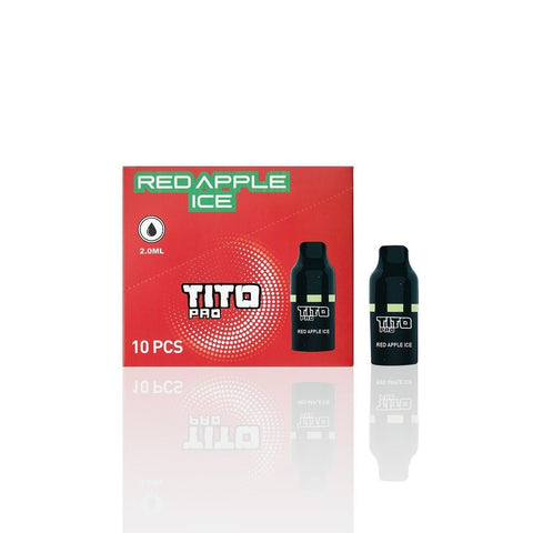 Tito Pro Replacement Disposable Vape Pods Box of 10 - Vapeshopdistro