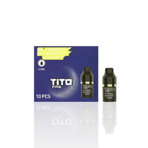 Tito Pro Replacement Disposable Vape Pods Box of 10 - Vapeshopdistro