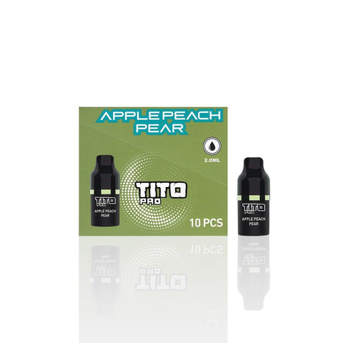 Tito Pro Replacement Disposable Vape Pods Box of 10 - Vapeshopdistro