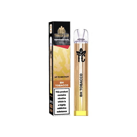 Tobacco Club 600 Disposable Vape Puff Pod Box of 10 - Vapeshopdistro