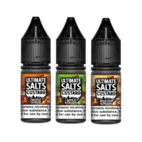 Ultimate Salts Custard 10ML Nic Salt (Pack of 10) - Vapeshopdistro