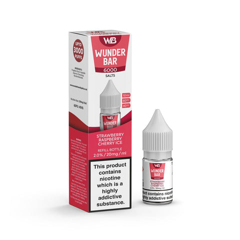 Wundar Bar 6000 Nic Salt 10ml - Box of 10 - Vapeshopdistro