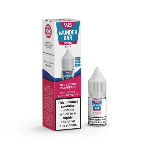 Wundar Bar 6000 Nic Salt 10ml - Box of 10 - Vapeshopdistro