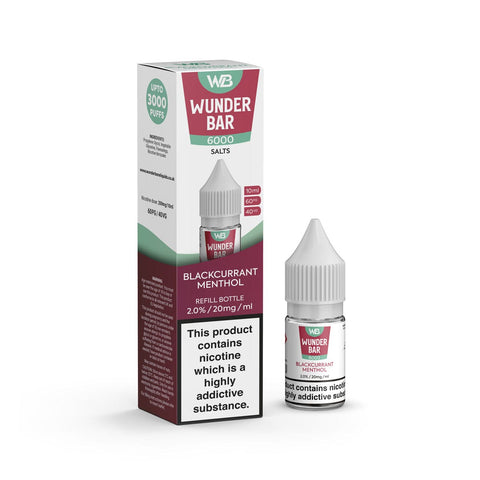 Wundar Bar 6000 Nic Salt 10ml - Box of 10 - Vapeshopdistro
