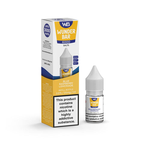 Wundar Bar 6000 Nic Salt 10ml - Box of 10 - Vapeshopdistro
