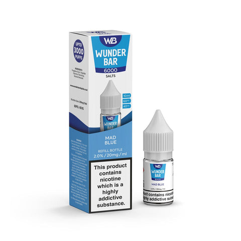 Wundar Bar 6000 Nic Salt 10ml - Box of 10 - Vapeshopdistro