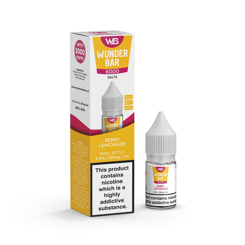 Wundar Bar 6000 Nic Salt 10ml - Box of 10 - Vapeshopdistro
