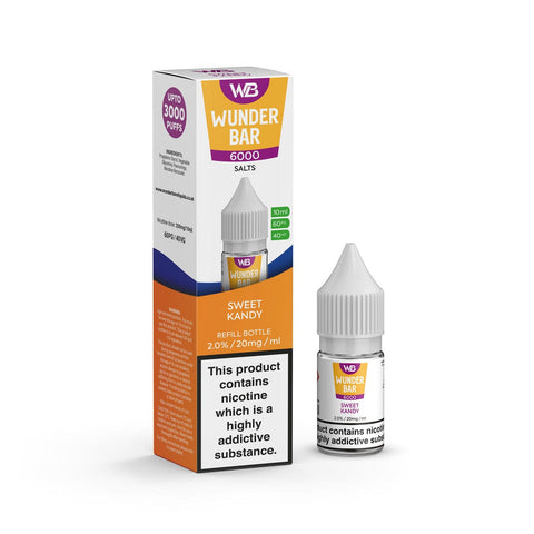 Wundar Bar 6000 Nic Salt 10ml - Box of 10 - Vapeshopdistro