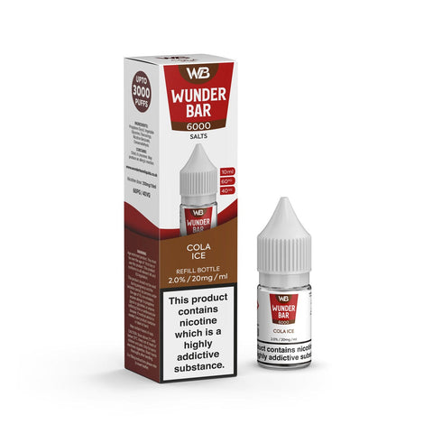 Wundar Bar 6000 Nic Salt 10ml - Box of 10 - Vapeshopdistro