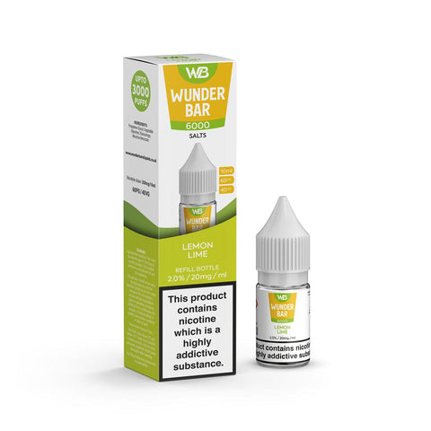 Wundar Bar 6000 Nic Salt 10ml - Box of 10 - Vapeshopdistro
