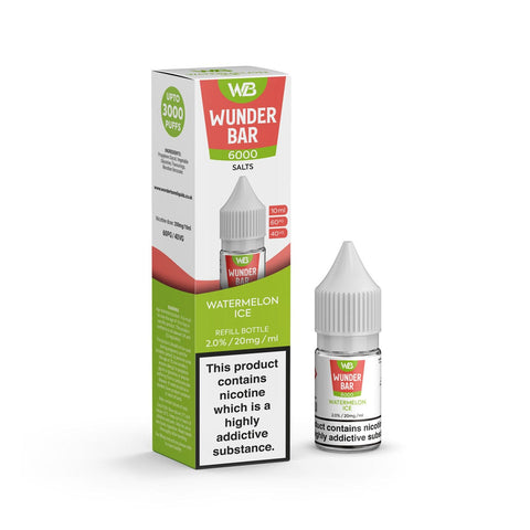 Wundar Bar 6000 Nic Salt 10ml - Box of 10 - Vapeshopdistro