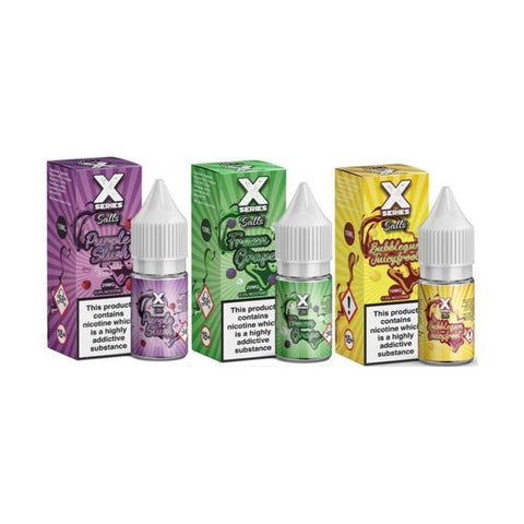 X Series 10ML Nic Salt (Pack of 10) - Vapeshopdistro