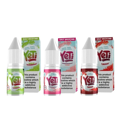 Yeti 10ml Nic Salt (Pack of 10) - Vapeshopdistro